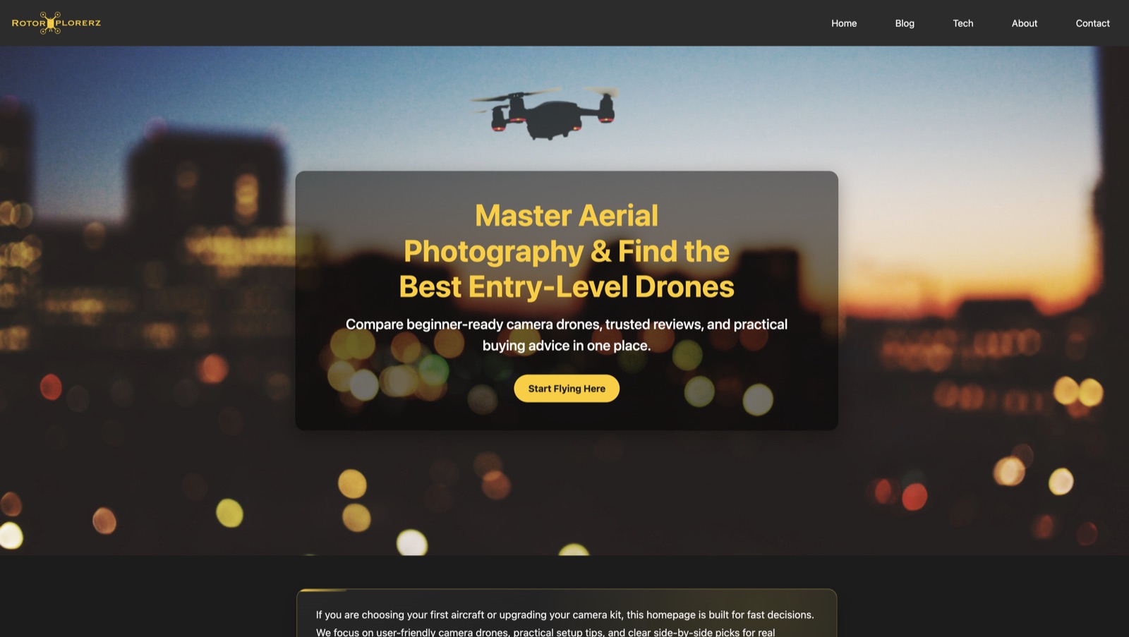 RotorXplorerz Website – Drohnen-Blog